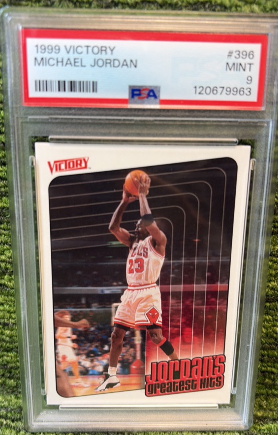 1999-00 Victory Jordans Greatest Hits Michael Jordan #396 PSA 9