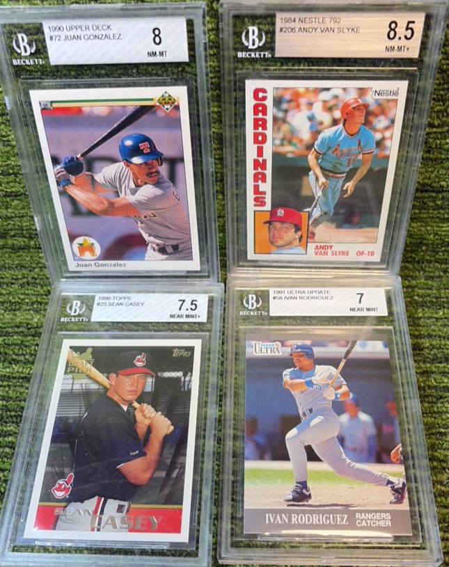Beckett SLAB Lot of 4 MLB GREATS