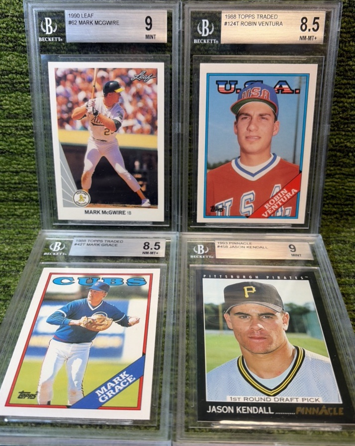 Beckett SLAB Lot of 4 MLB GREATS