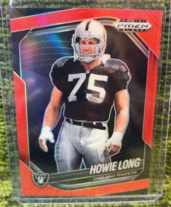 2025 Panini Prizm Black Football Howie Long Red 299