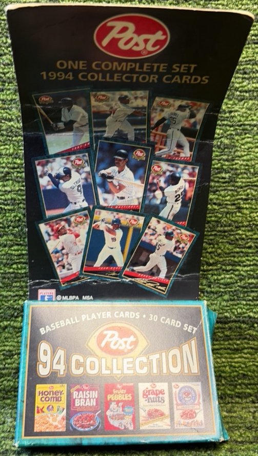 1994 Post Collector Cards 30 Card Complete Set BASEBALL CARDS - SEALED & CREASES