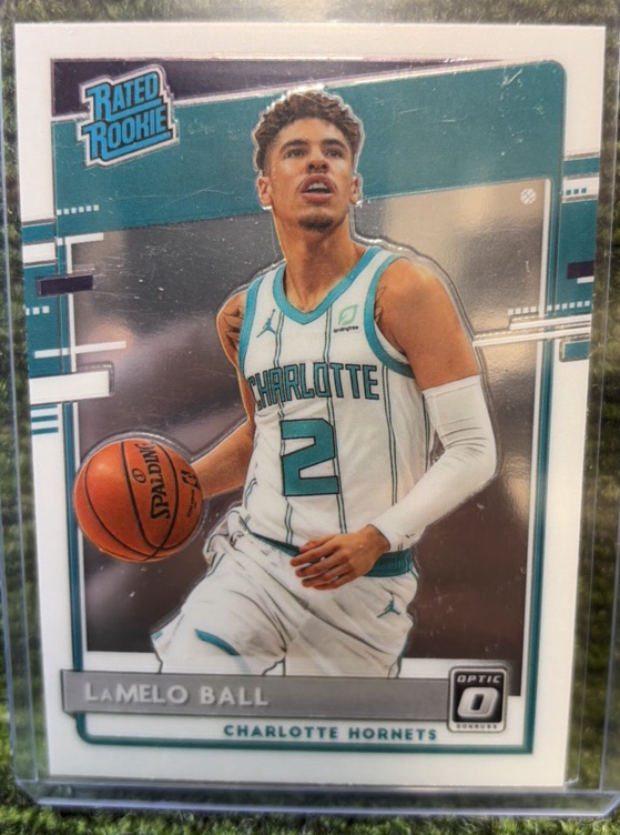 2020-21 Panini Optic #153 LaMelo Ball Rookie Card RC CHARLOTTE HORNETS