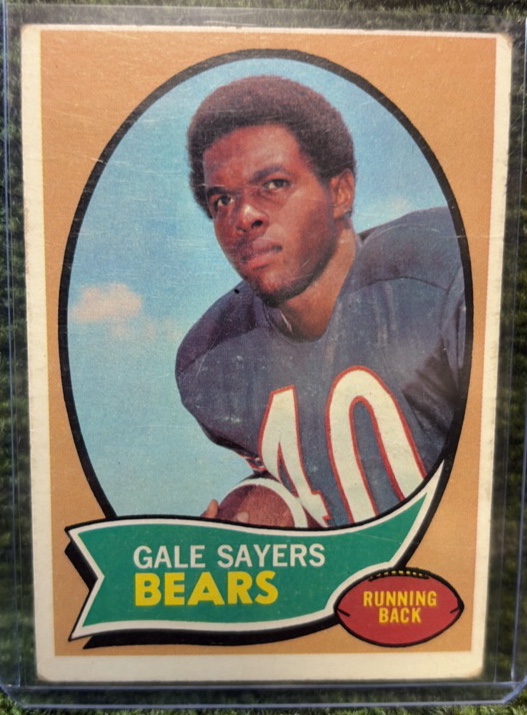 1970 Topps Gale Sayers Chicago Bears #70 Vintage