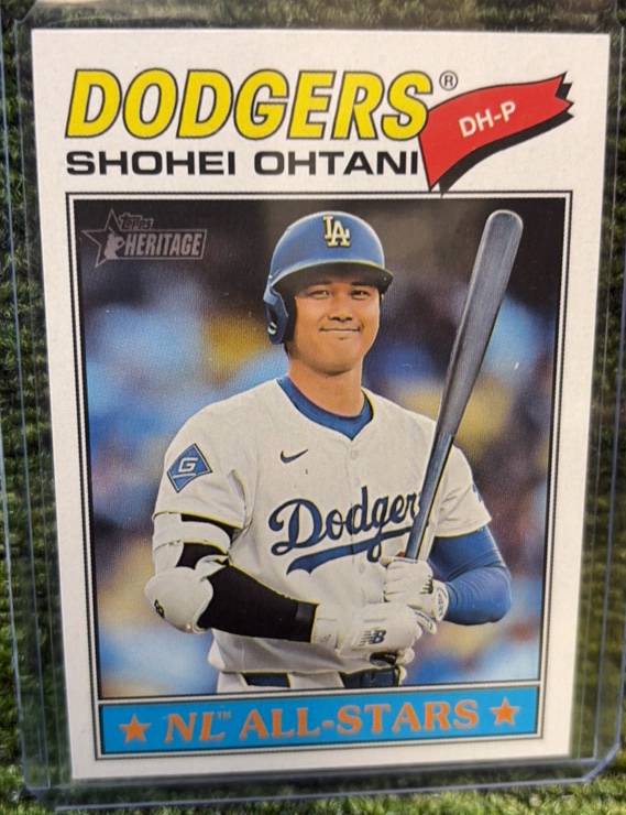Topps 2026 Heritage NL All-Stars Shohei Ohtani Los Angeles Dodgers Card #290