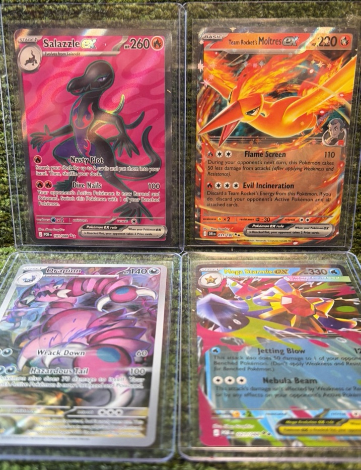Pokmon LOT  4 Cards in Total- Catch Em All 