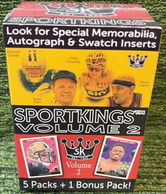 2021 Sports Kings Volume 2 SPORTKINGS FACTORY Sealed Blaster Box.