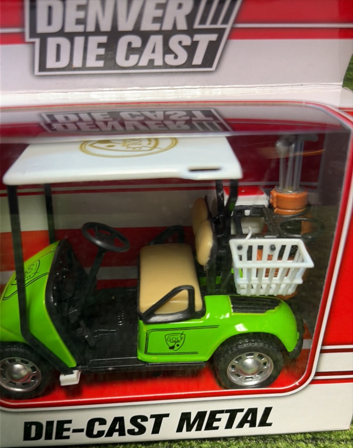 Denver Die Cast Golf Cart Green 2017 -TOYS-Figures