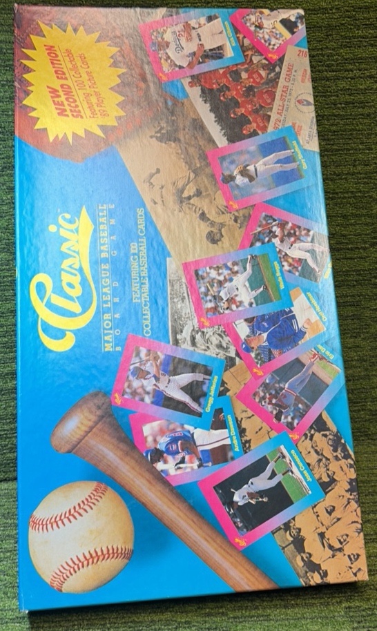 Classic1989 Major League Baseball Board Game With 100 Collectible Cards SEALED