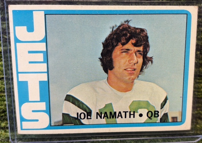 1972 Topps Joe Namath #100 HOF JETS
