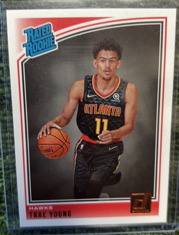 2018-19 Panini Donruss Basketball Trae Young Rated Rookie - RC - Atlanta Hawks