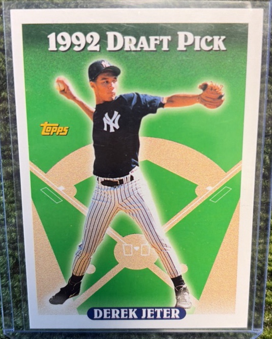 1993 Topps Draft Pick Derek Jeter Rookie #98 New York Yankees Baseball Card