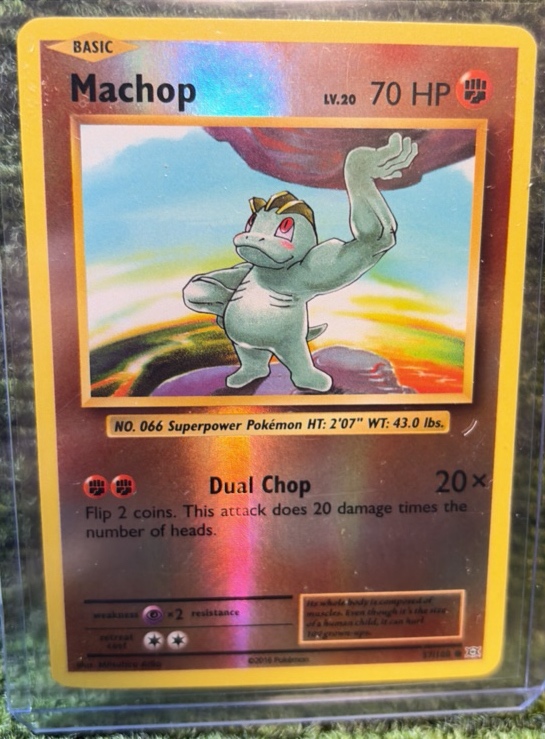 Machop 2016 Pokemon XY Evolutions Reverse Foil 57108 B1