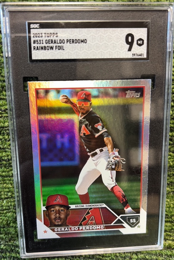 2023 Topps #531 Geraldo Perdomo SGC 9 Arizona Diamondbacks