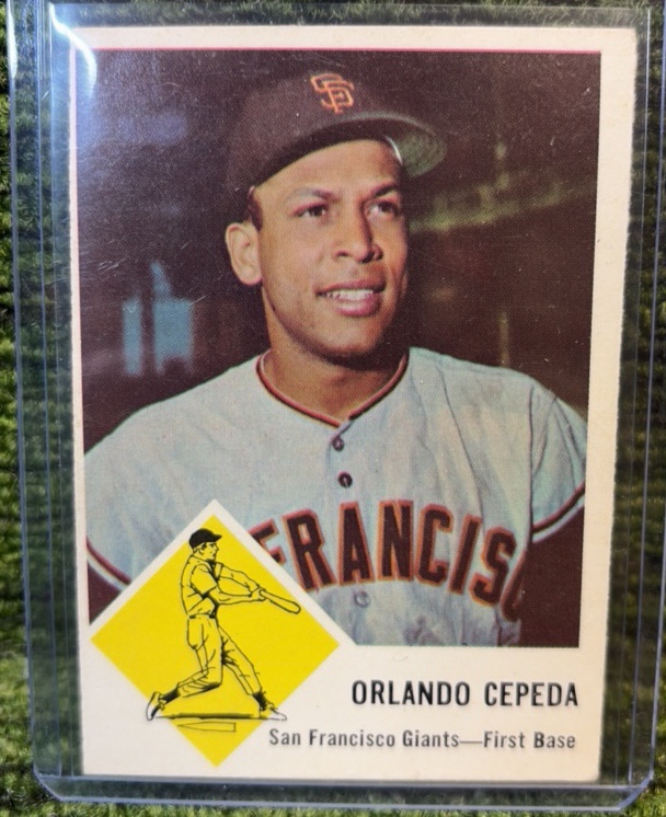 1963 Fleer #64 Orlando Cepeda - San Francisco Giants