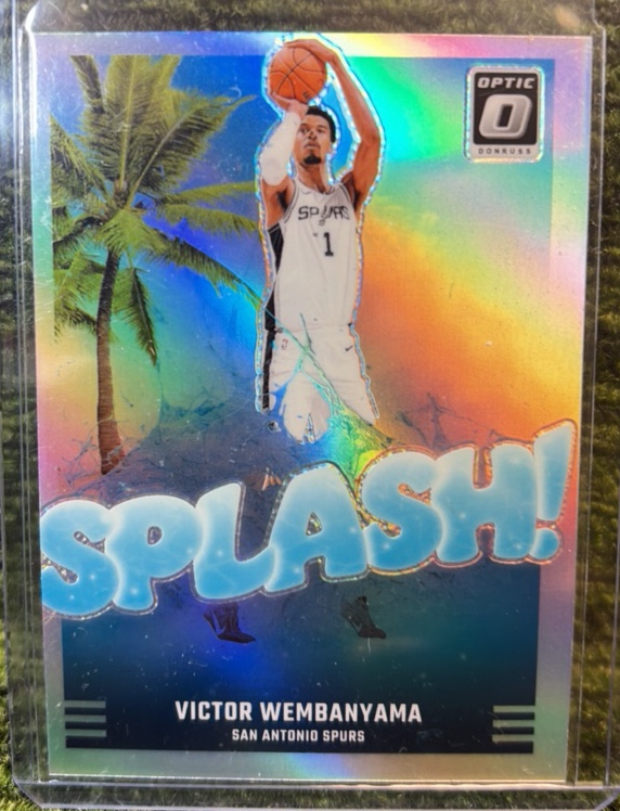 2024-25 Panini Optic - Splash Victor Wembanyama #4 Silver Prizm