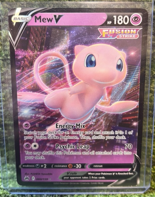 Pokemon Mew V 060159 Crown Zenith ULTRA RARE Full Art TCG Card