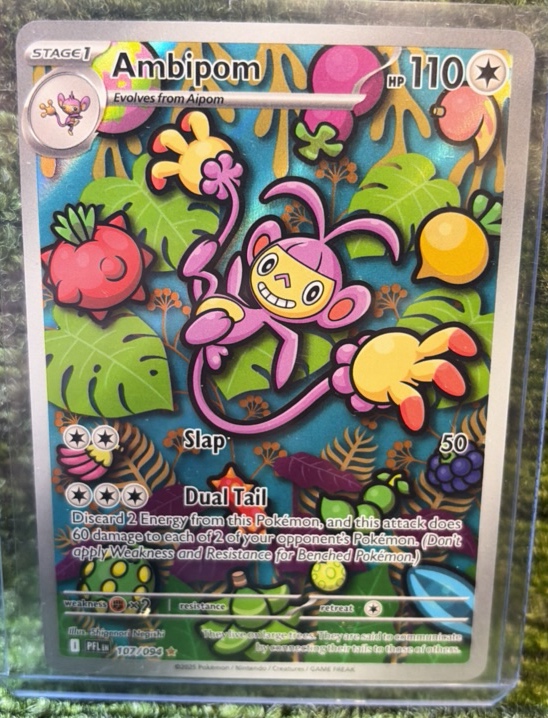 Pokmon Ambipom 107094 Illustration Rare Phantasmal Flames