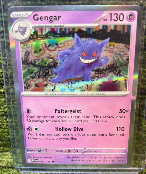 Gengar Reverse Holo RareSV Scarlet & Violet 151 094165 NM