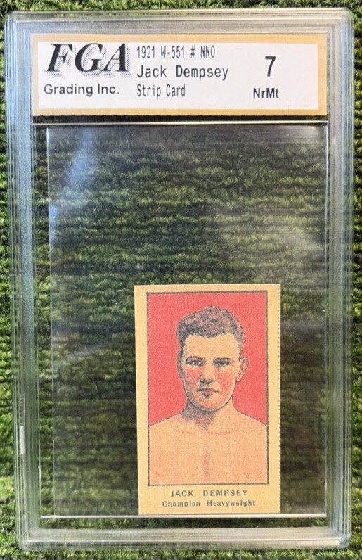 1921 W  551 JACK Dempsey Strip Card