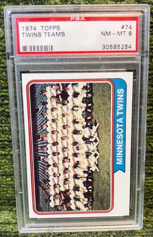 1974 Topps Twin Team PSA Graded 8