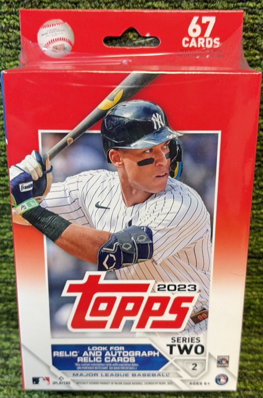 2023 Topps Series 2 Baseball Factory Sealed Hanger Box 67 Cards
