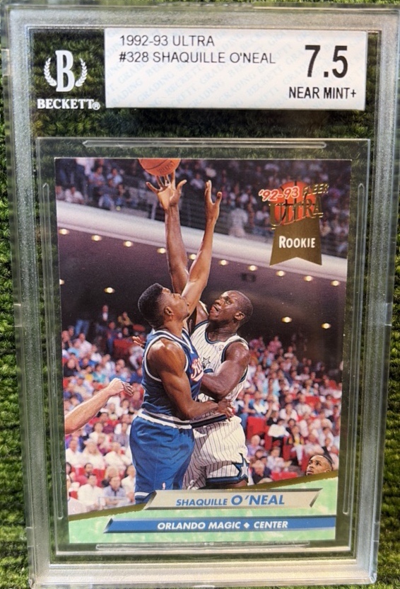 1992-93 FLEER ULTRA SHAQUILLE ONEAL RC BGS 7.5