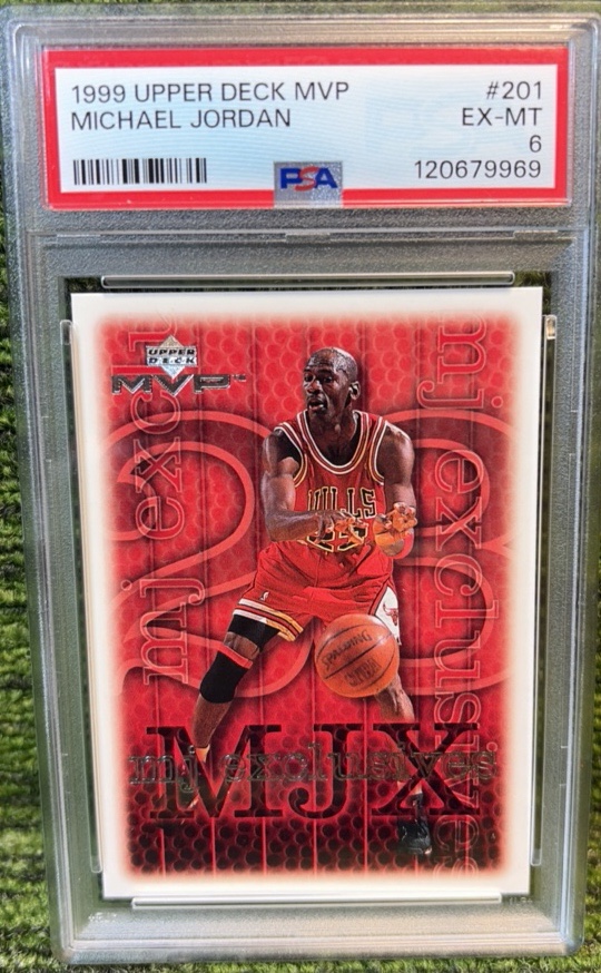 1999 Upper Deck MVP Exclusives Michael Jordan PSA 6 #201