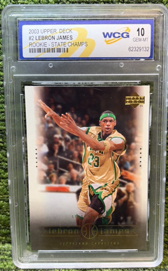 2003-04 Upper Deck Lebron James - Box Set #2 Rookie Card Graded 10 Gem Mint
