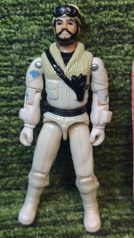 1985 G.I. JOE Snow Cat Driver- Code Name Frostbite-  Action Figurine