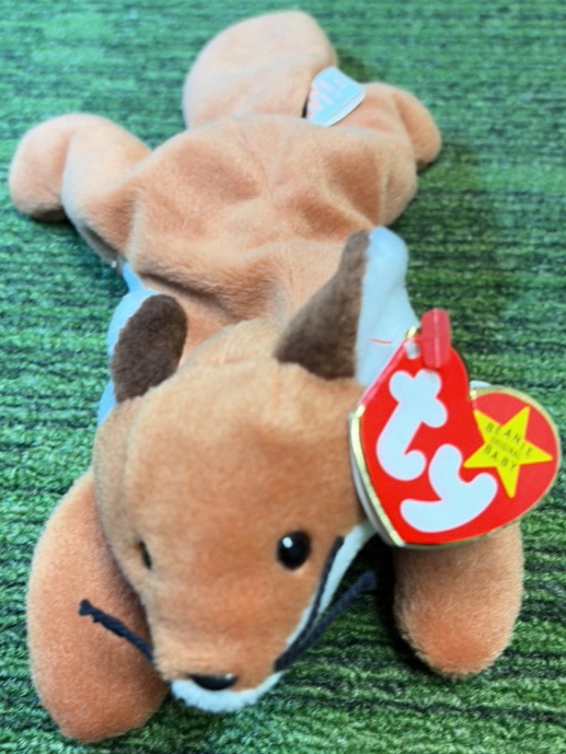 Ty Beanie Baby - 1996 SLY the Fox (8 Inch) Plush Stuffed Animal Toy