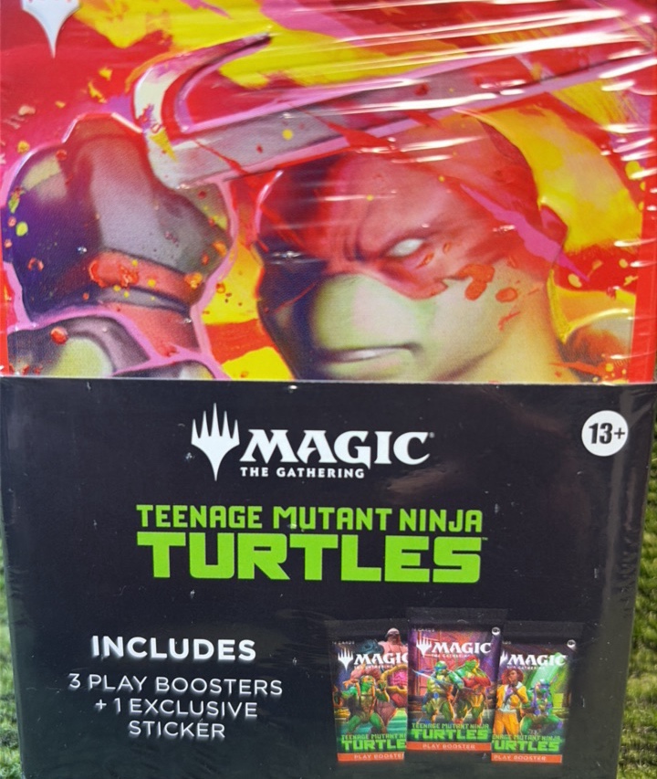 Magic The Gathering Teenage Mutant Ninja Turtles Tin Raphael Box 3 Boosters