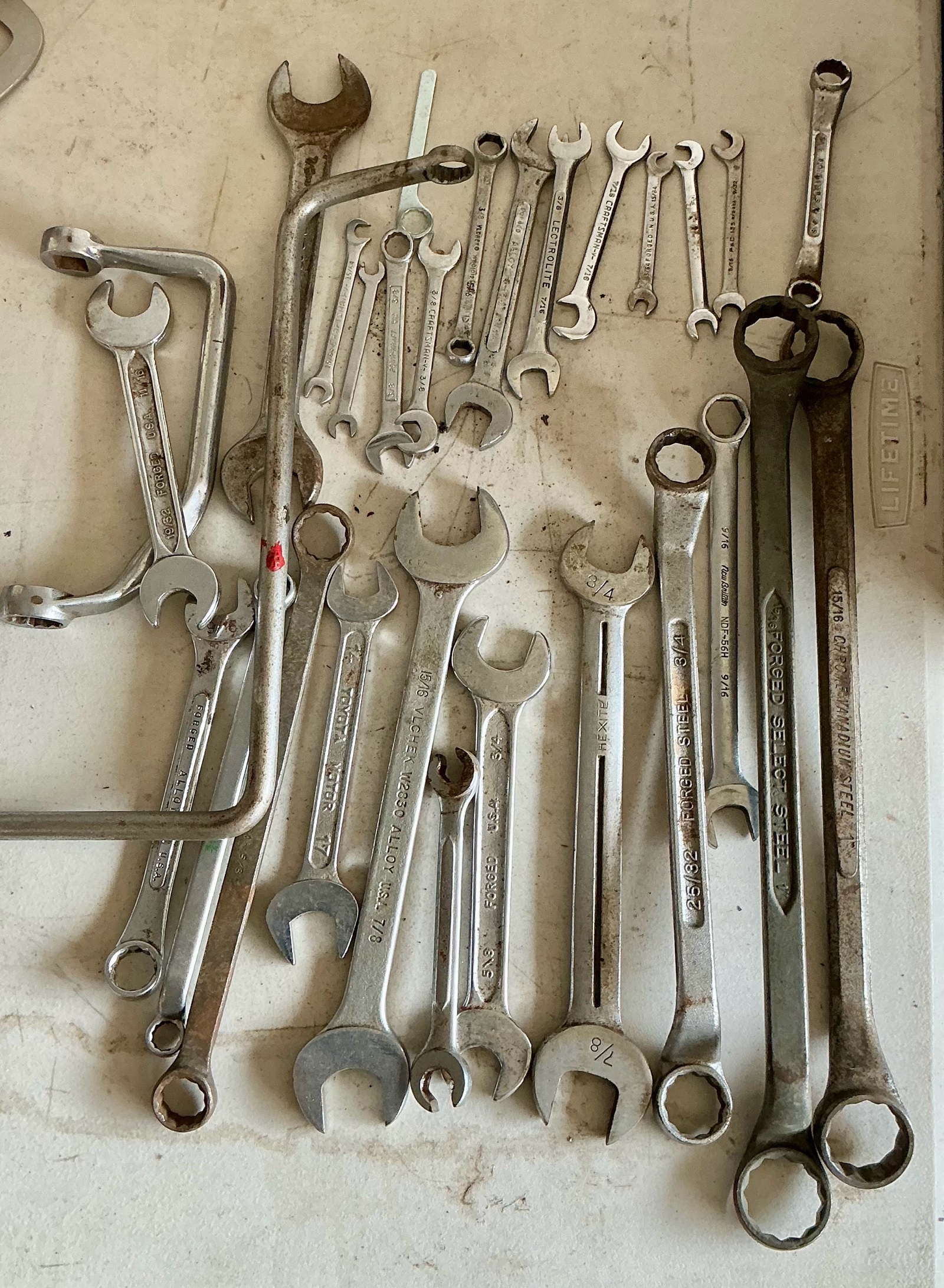 Misc vintage and newer wrenches