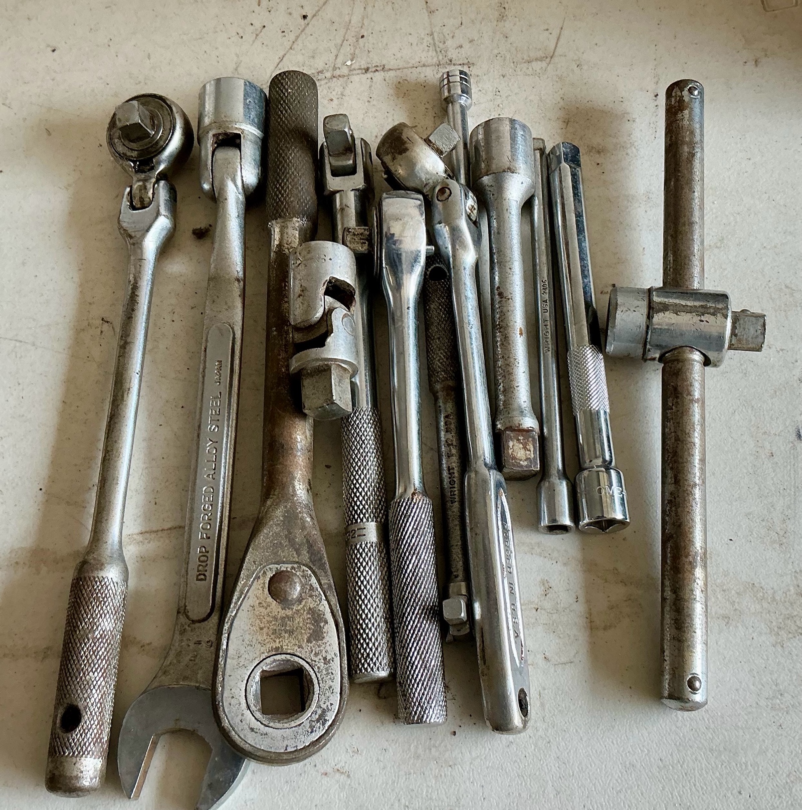 Lot 2 0f Misc socket wrenches, extenders