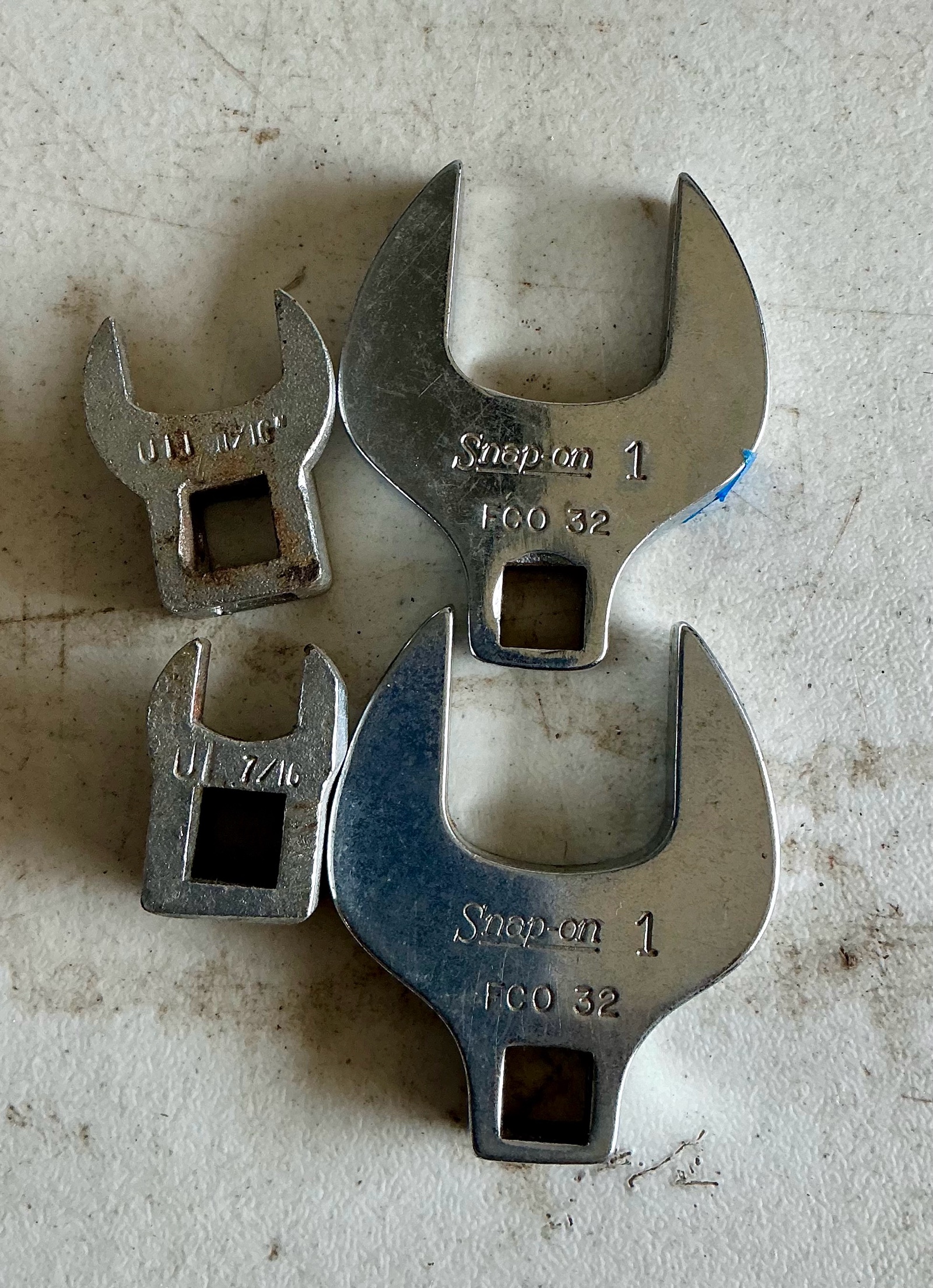 Snap on wrench claws lot of 4