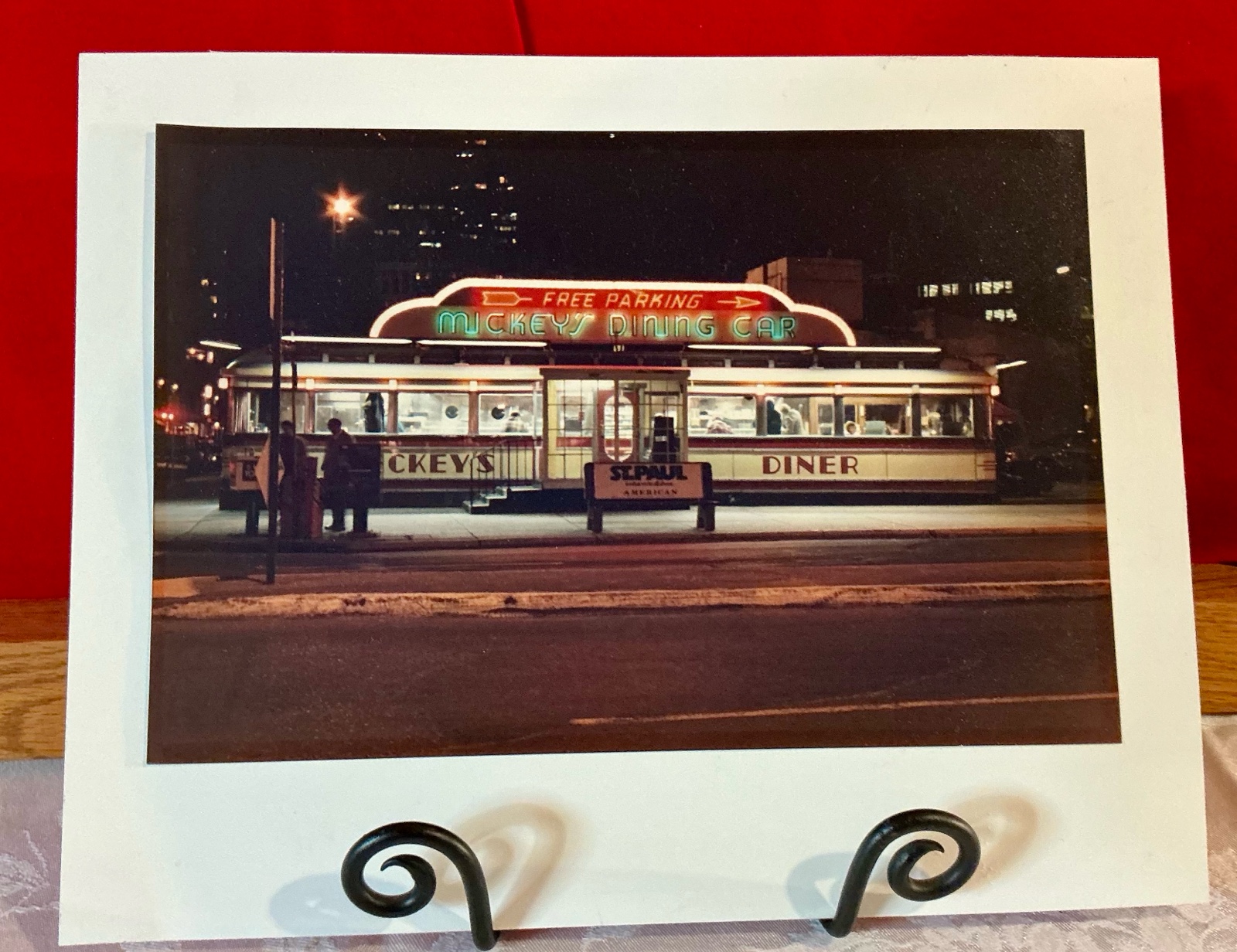 Twin Cities Mickeys Diner original Colored Photo Photograph