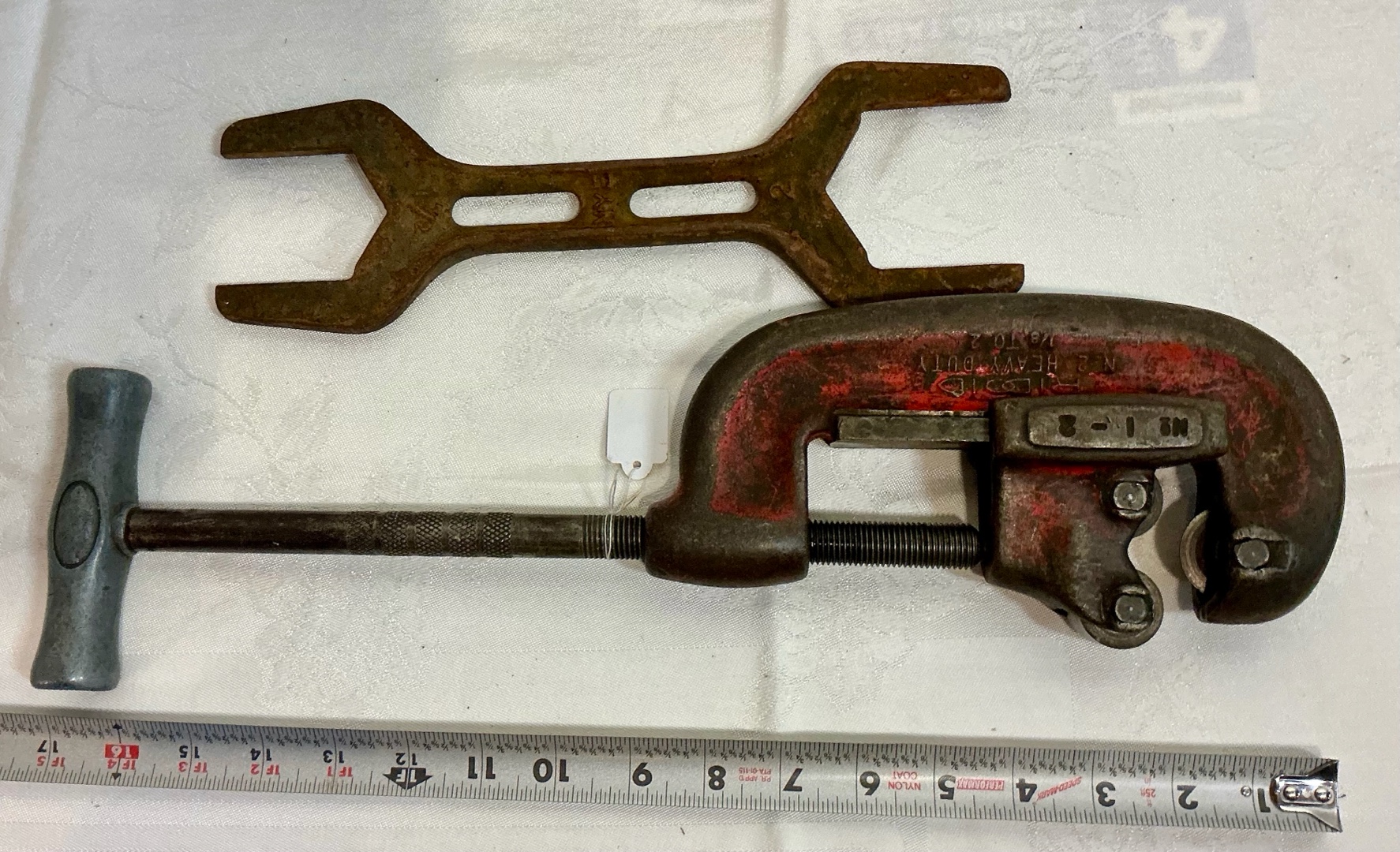 Vintage 3 in 1 spud wrench & Ridgid No. 2A heavy duty pipe cutter