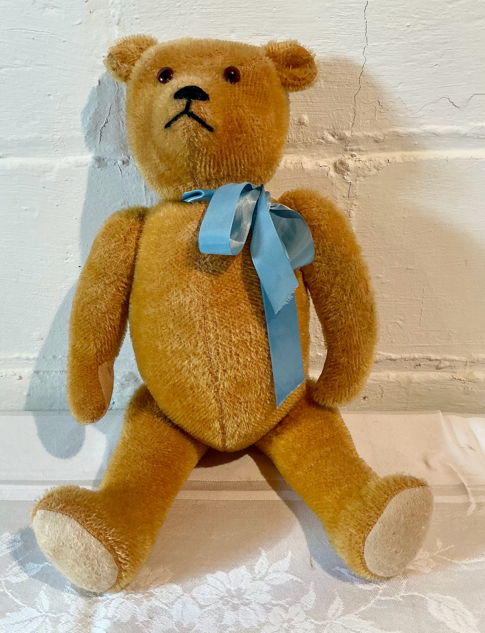 Vintage Mohair Jointed Teddy Bear Steiff Style