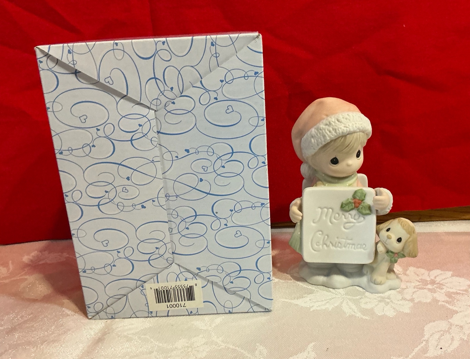 Precious moments Dancing for joy on Christmas morning number 71001