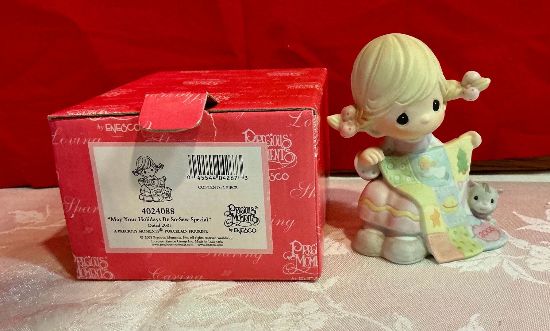 Precious moments 2005 May your holidays be so-sew special number 4024088