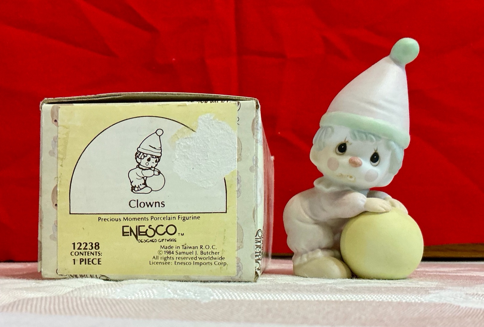 Precious moments 1984 Clowns number 12238