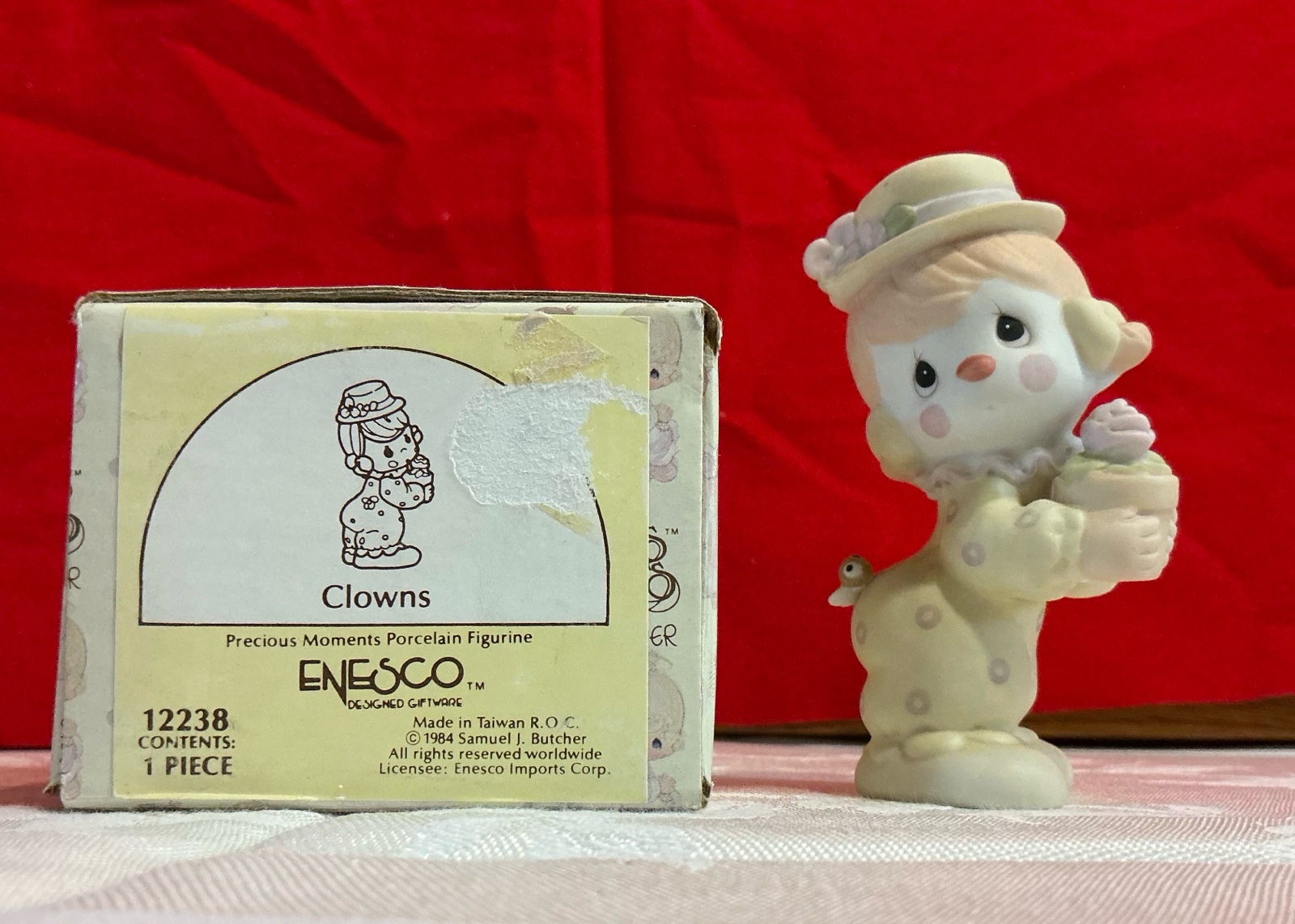 Precious moment 1984 Clowns number 12238