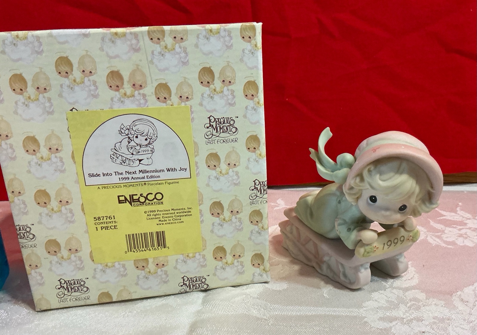 Precious moments 1999 Slide into the next Millenium with joy number 587761