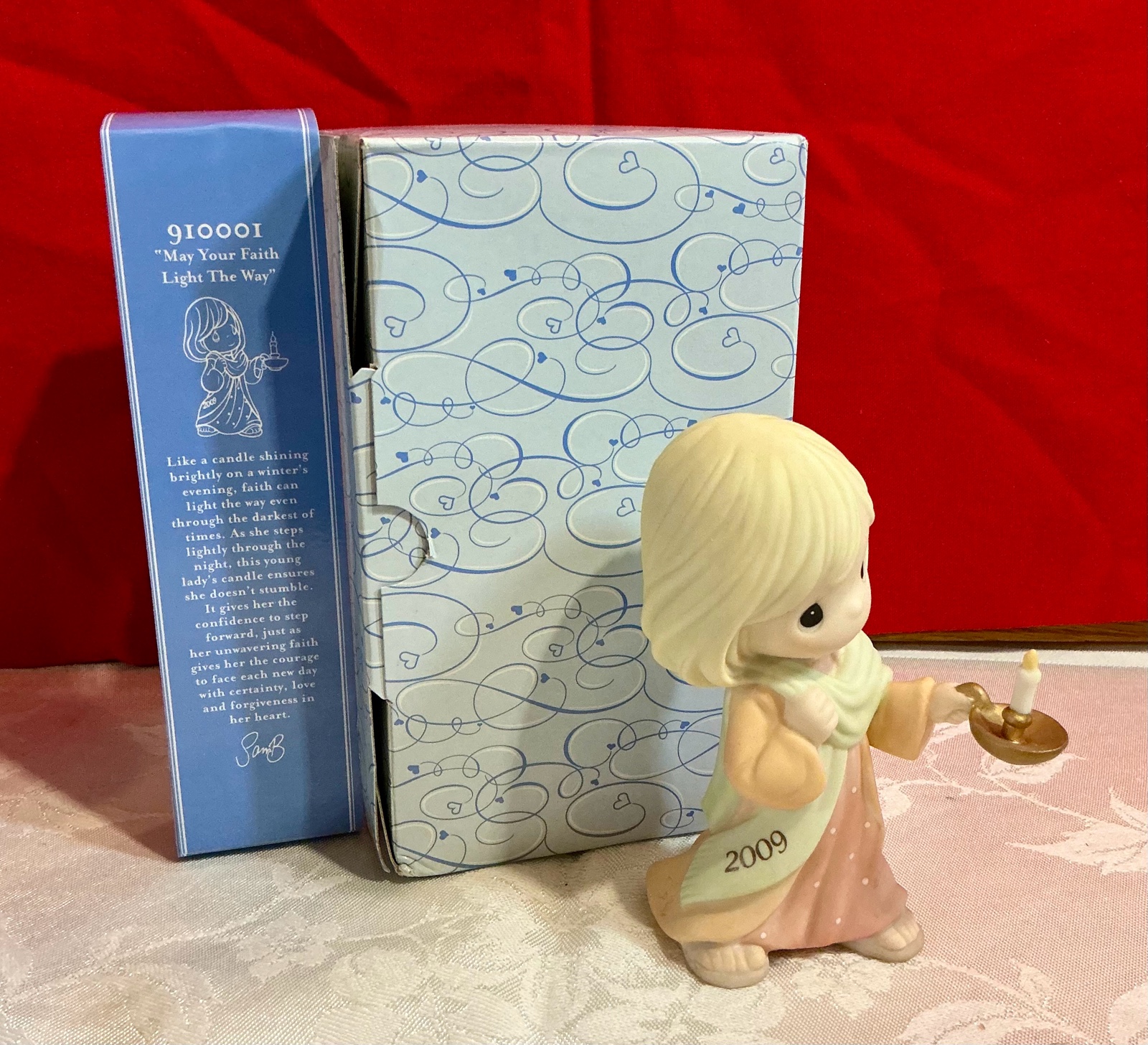 Precious moments 2009 May your faith light the way number 910001