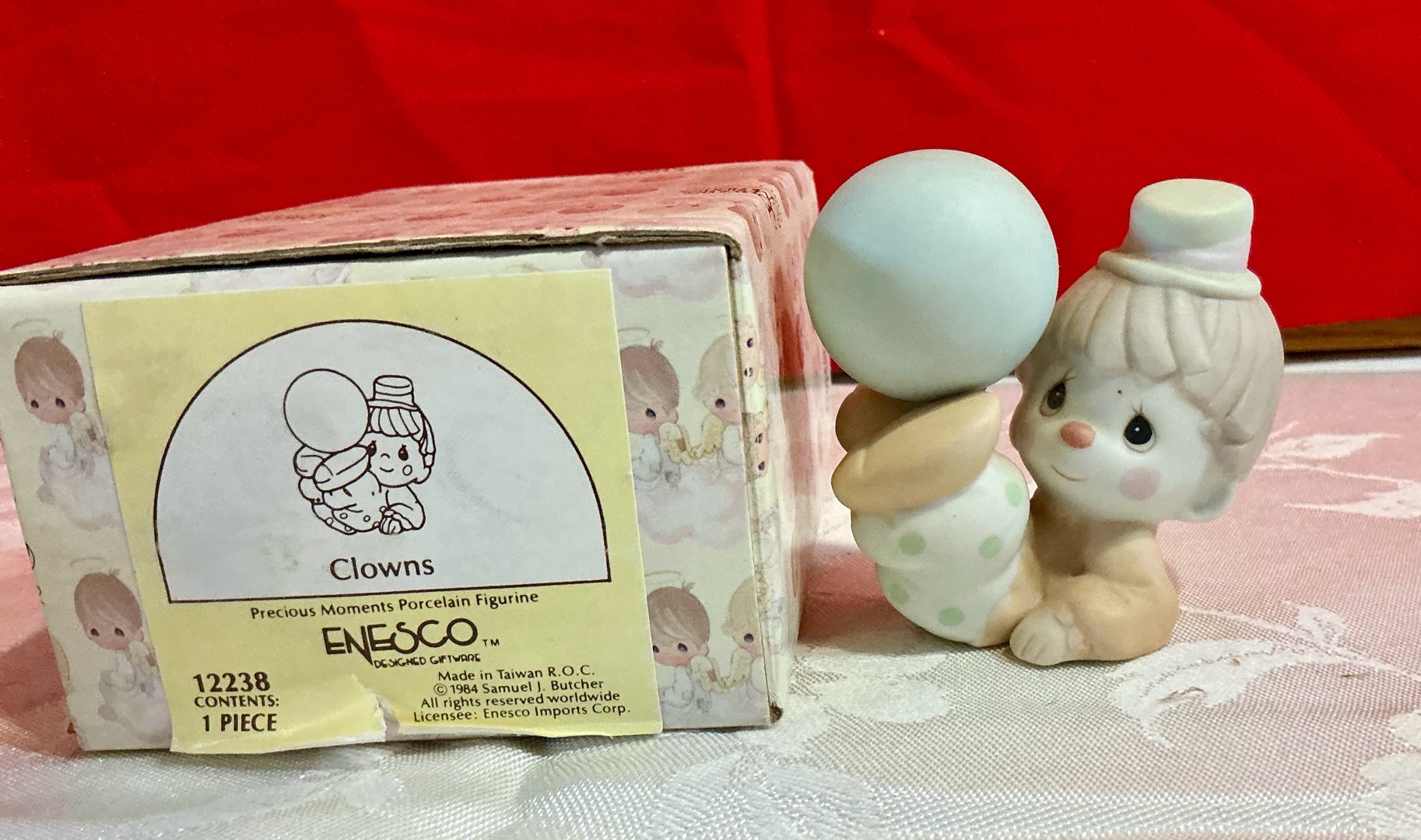 Precious moments 1984 Clowns number 12238