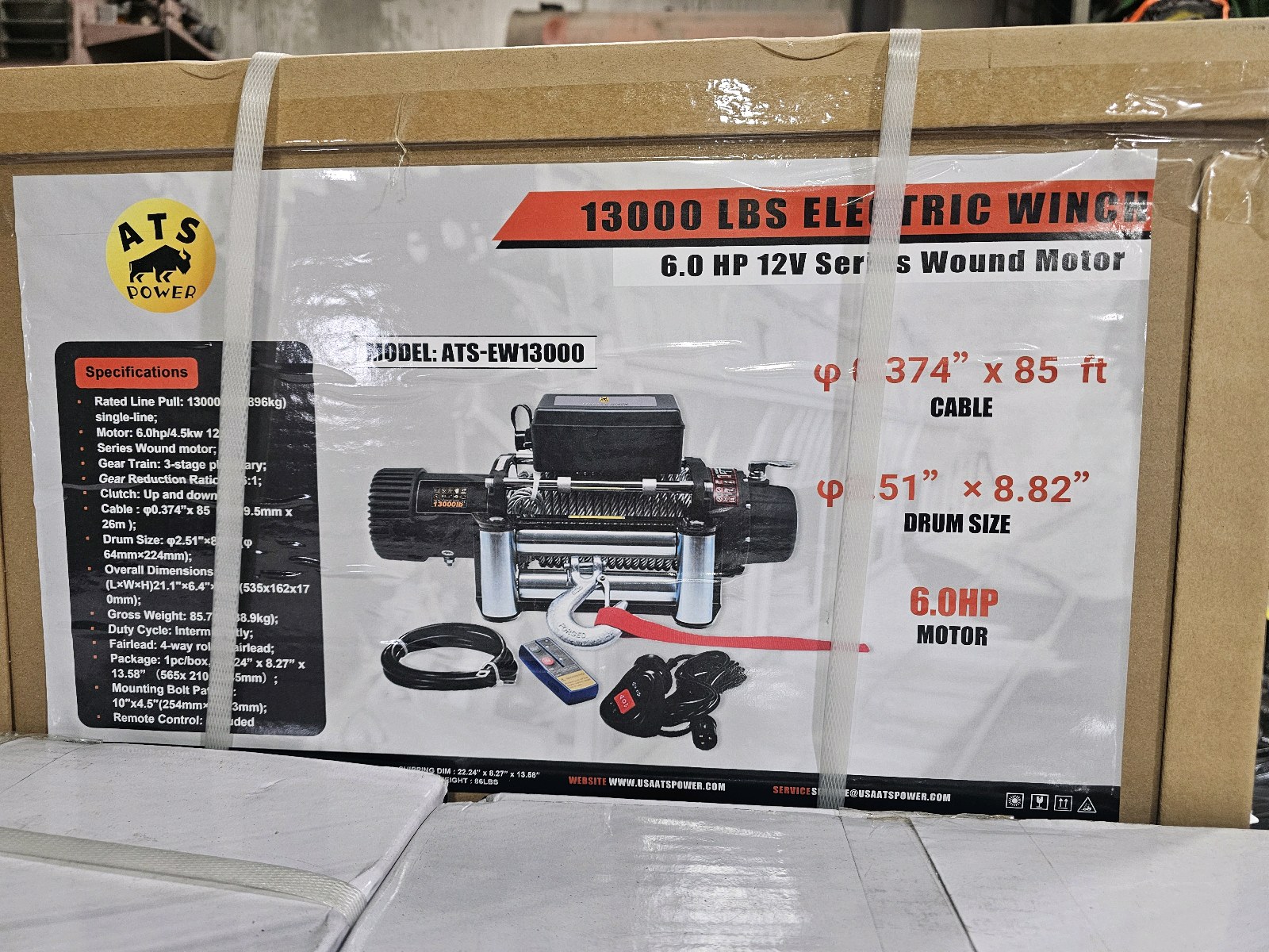 2026 Unused landhero Electric winch PL-P13000