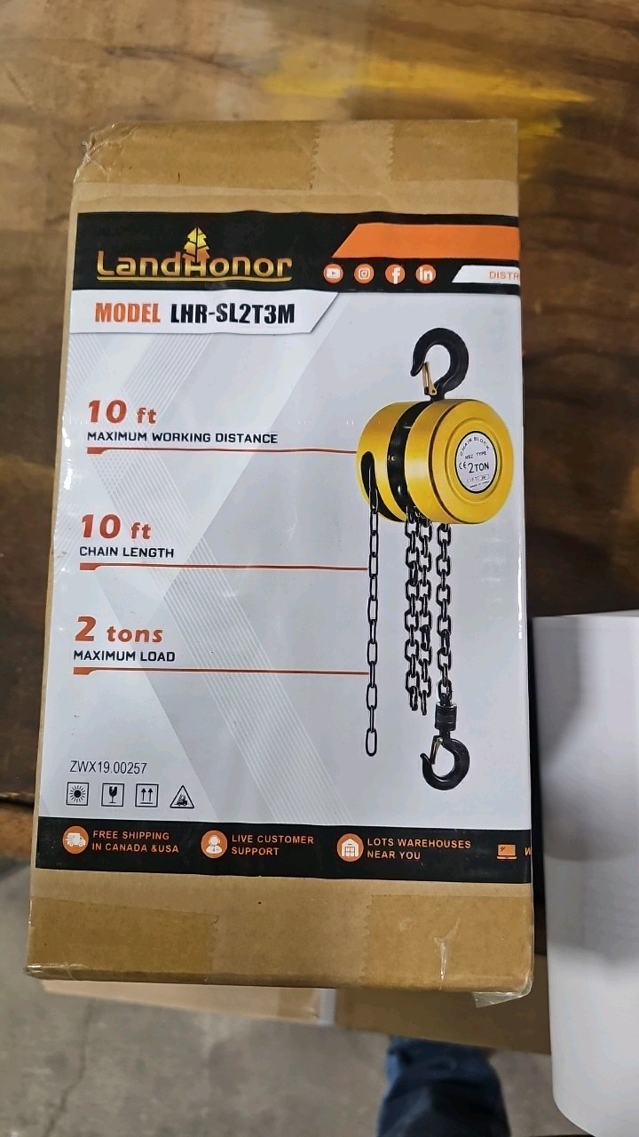 Unused Chain Hoist LHR-SL2T3M