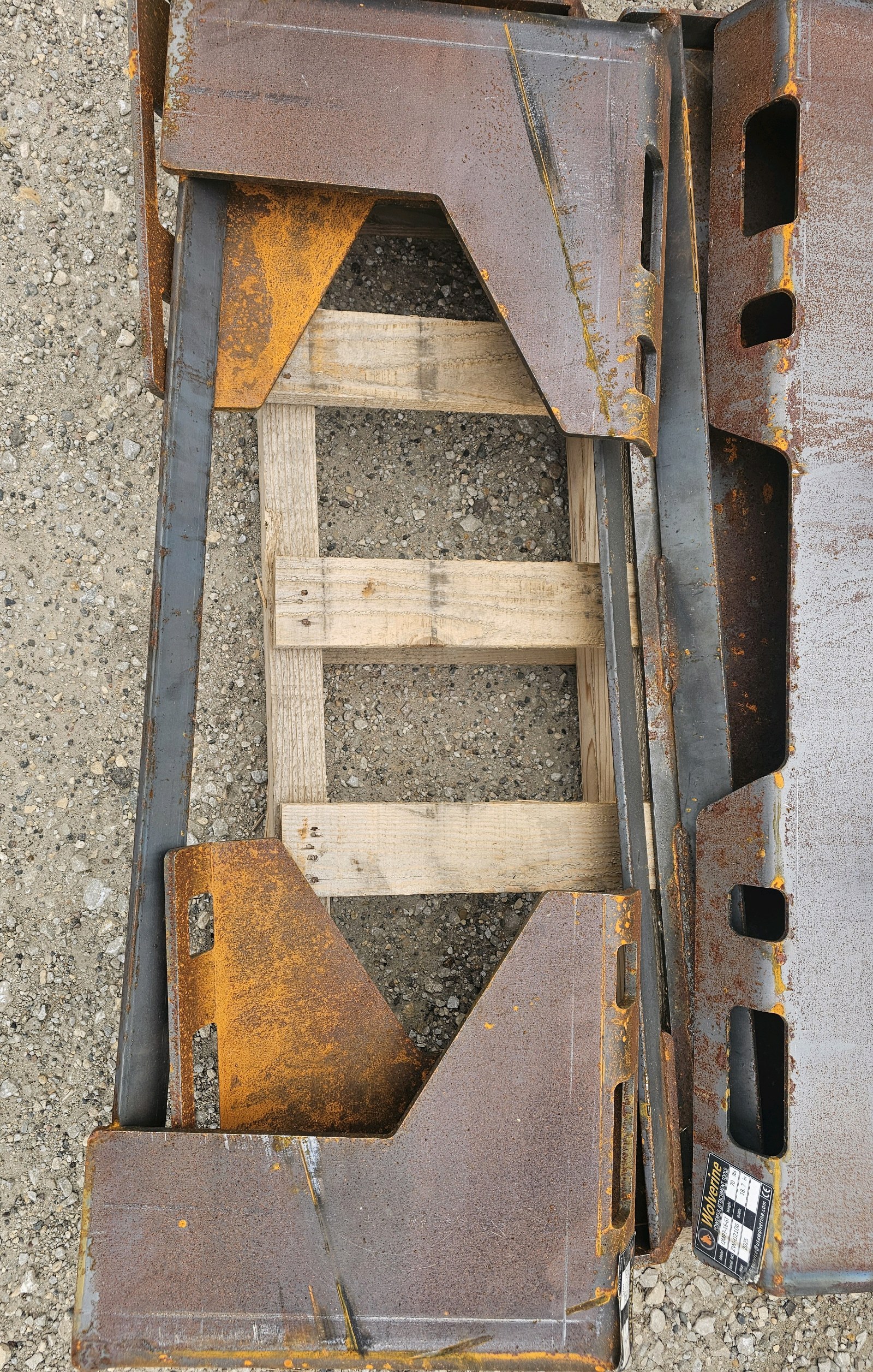 2026 Unused WOLVERINE ECOTRIC 38 Thick Quick Tach Cut Out Mount Plate QMP1-16-10T