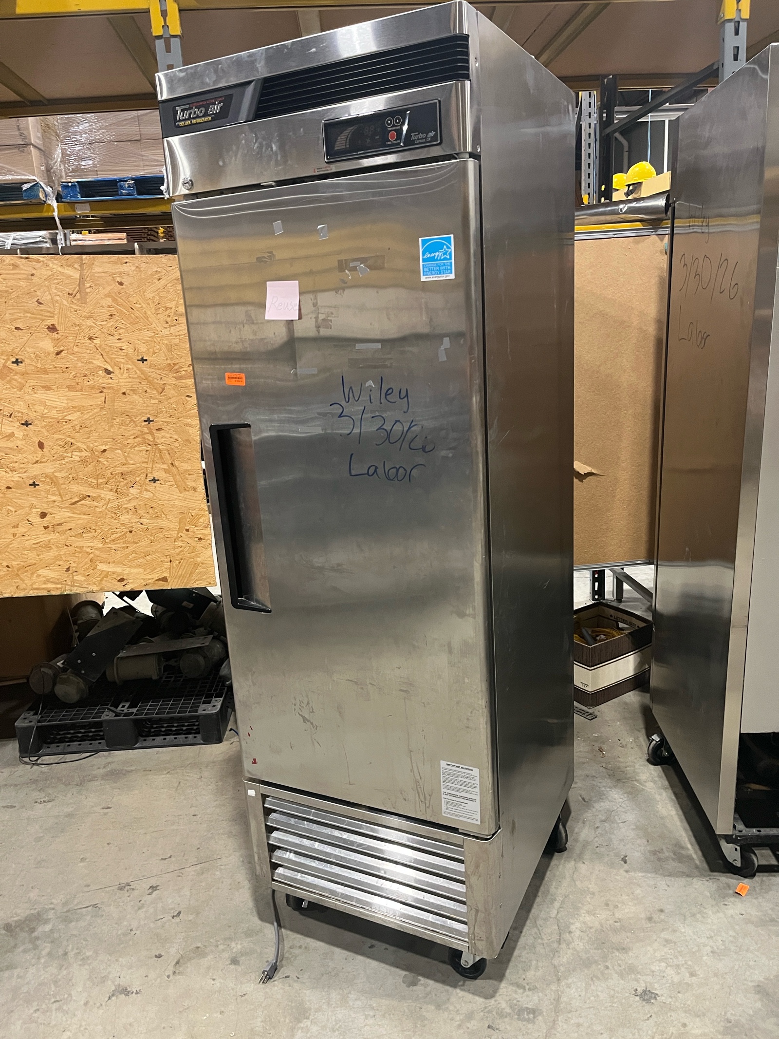 True Turboair Stainless Refrigerator DOES NOT HOLD TEMP SOLD AS IS (606432)