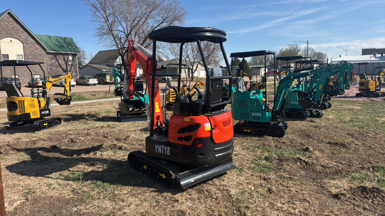 Mini Excavator CFG 2026 Unused YNT18 (YANMAR 15HP,11.2KW ,Diesel)