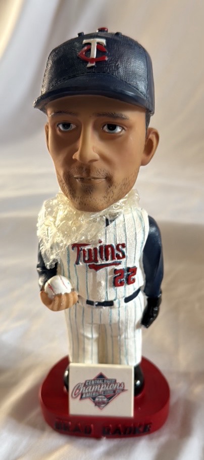 Brad Radke Minnesota Twins Baseball Bobblehead - in box